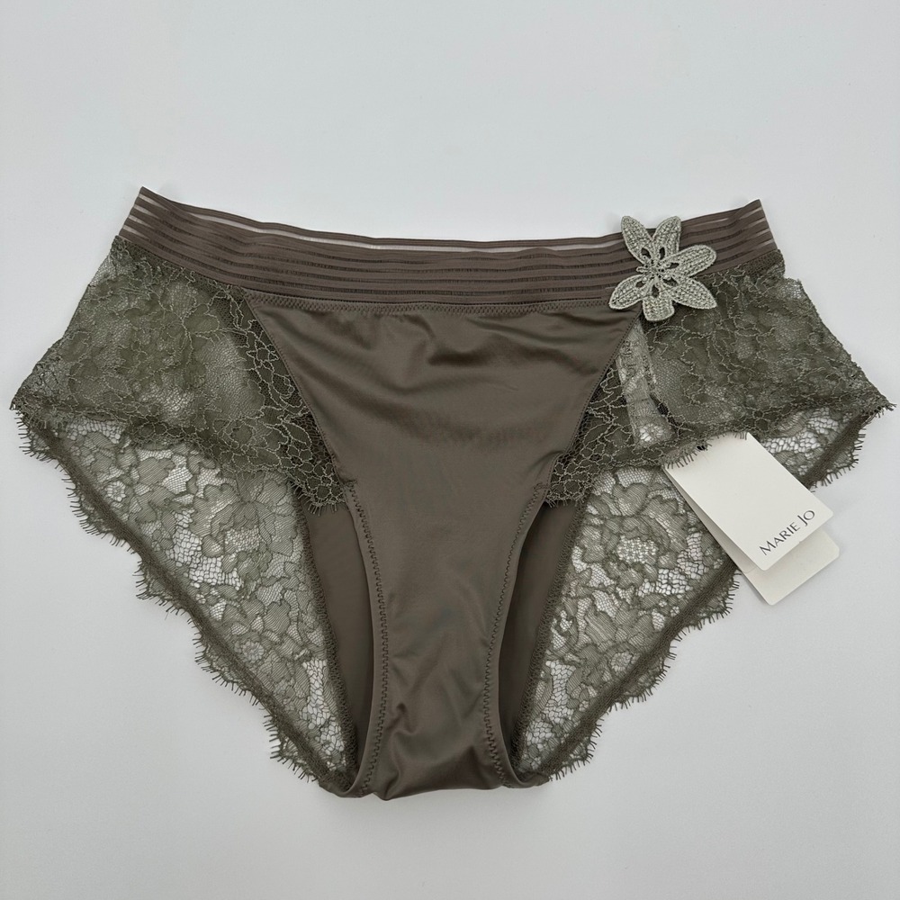 Marie Jo Angelina Panty Lace Embroidered Floral Size Small NWT‎